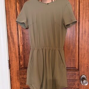 Lululemon Athletica Sage Green Romper size 6